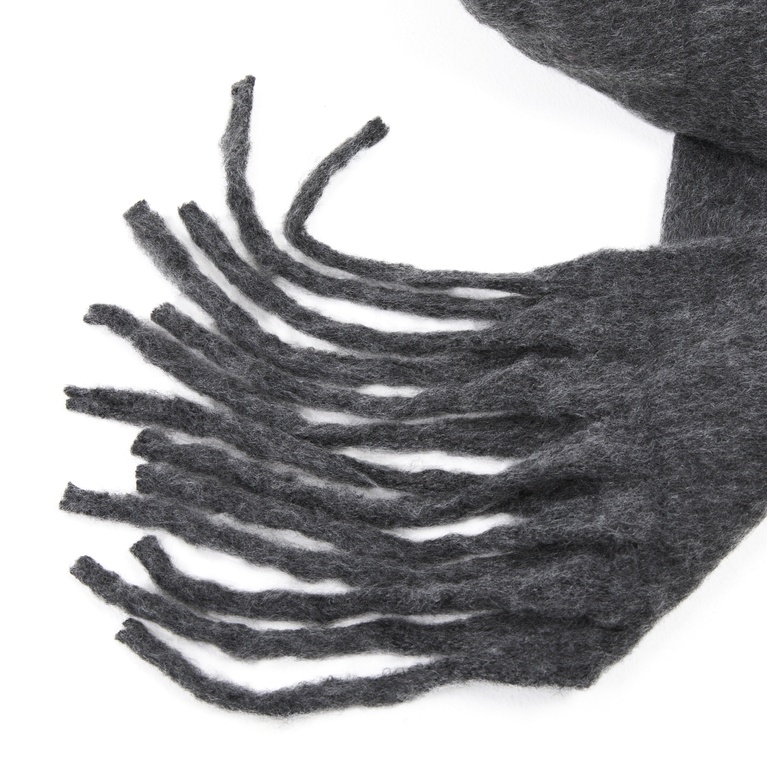Knit scarf "Smooth Scarf" Grey